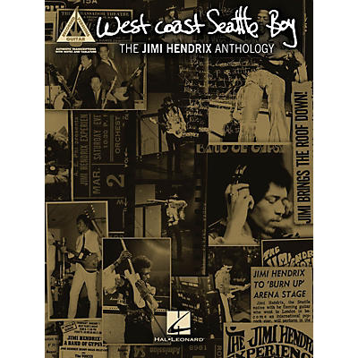 Hal Leonard Jimi Hendrix West Coast Seattle Boy: The Jimi Hendrix Anthology Guitar Tab Songbook