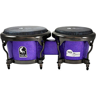 Toca Jimmie Morales Signature Series Purple Sparkle Bongos