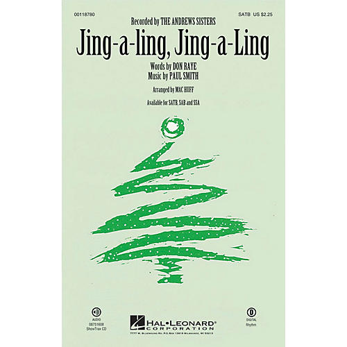 Hal Leonard Jing-a-Ling, Jing-a-Ling SATB arranged by Mac Huff