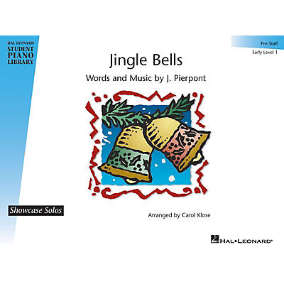 Hal Leonard Jingle Bells Piano Library Series by J. Pierpont (Level Early Elem (Pre-Staff))