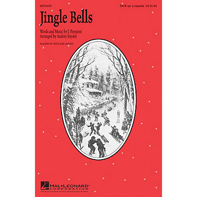 Hal Leonard Jingle Bells SAB optional a cappella Arranged by Audrey Snyder