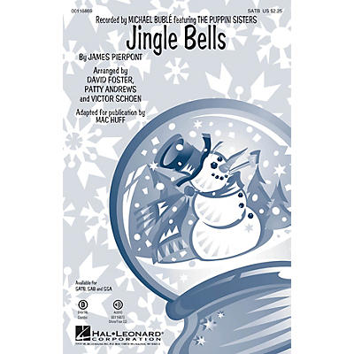 Hal Leonard Jingle Bells SATB by Michael Bublé arranged by Mac Huff