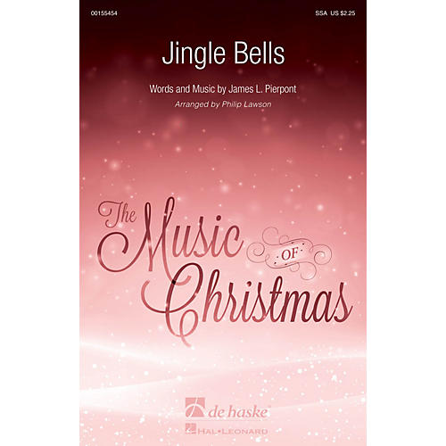 De Haske Music Jingle Bells SSA arranged by Philip Lawson