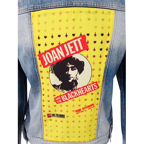 Joan Jett & The Blackhearts - The Fillmore - Spades & Clovers - Womens Denim Jacket