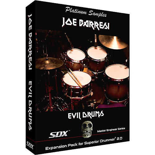 Joe Barresi Evil Drums SDX for Superior Drummer 2.0 Sample Collection