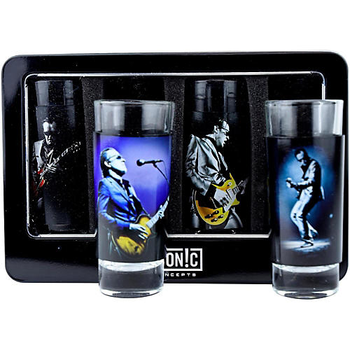 Joe Bonamassa 4-Piece Shot Glass Set - Lithos Collection 1 & 2