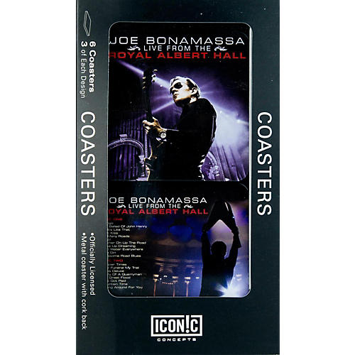 Joe Bonamassa 6 piece Coaster Set - Royal Albert Hall in Tin Box