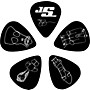 D'Addario Planet Waves Joe Satriani Signature Guitar Picks 10-Pack Black Medium