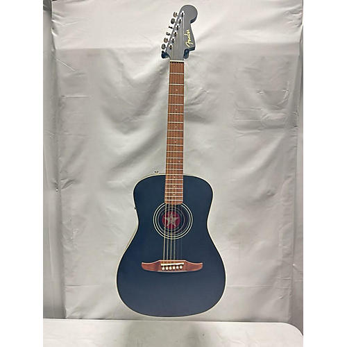 Fender Joe Strummer Campfire Acoustic Electric Guitar MATTE BLACK
