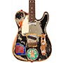 Fender Custom Shop Joe Strummer Telecaster Limited-Edition Electric Guitar Masterbuilt By Paul Waller Aged Black over 3-Color Sunburst