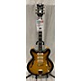 Used Eastwood Joey Leone RBC Hollow Body Electric Guitar Tobacco Sunburst