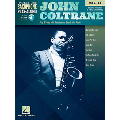 Hal Leonard John Coltrane - Saxophone Play-Along Vol. 10 (Book/Audio Online)