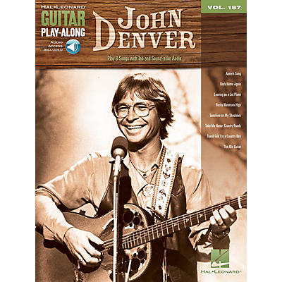 Hal Leonard John Denver (Guitar Play-Along Volume 187) Guitar Play-Along Series Softcover Audio Online by John Denver