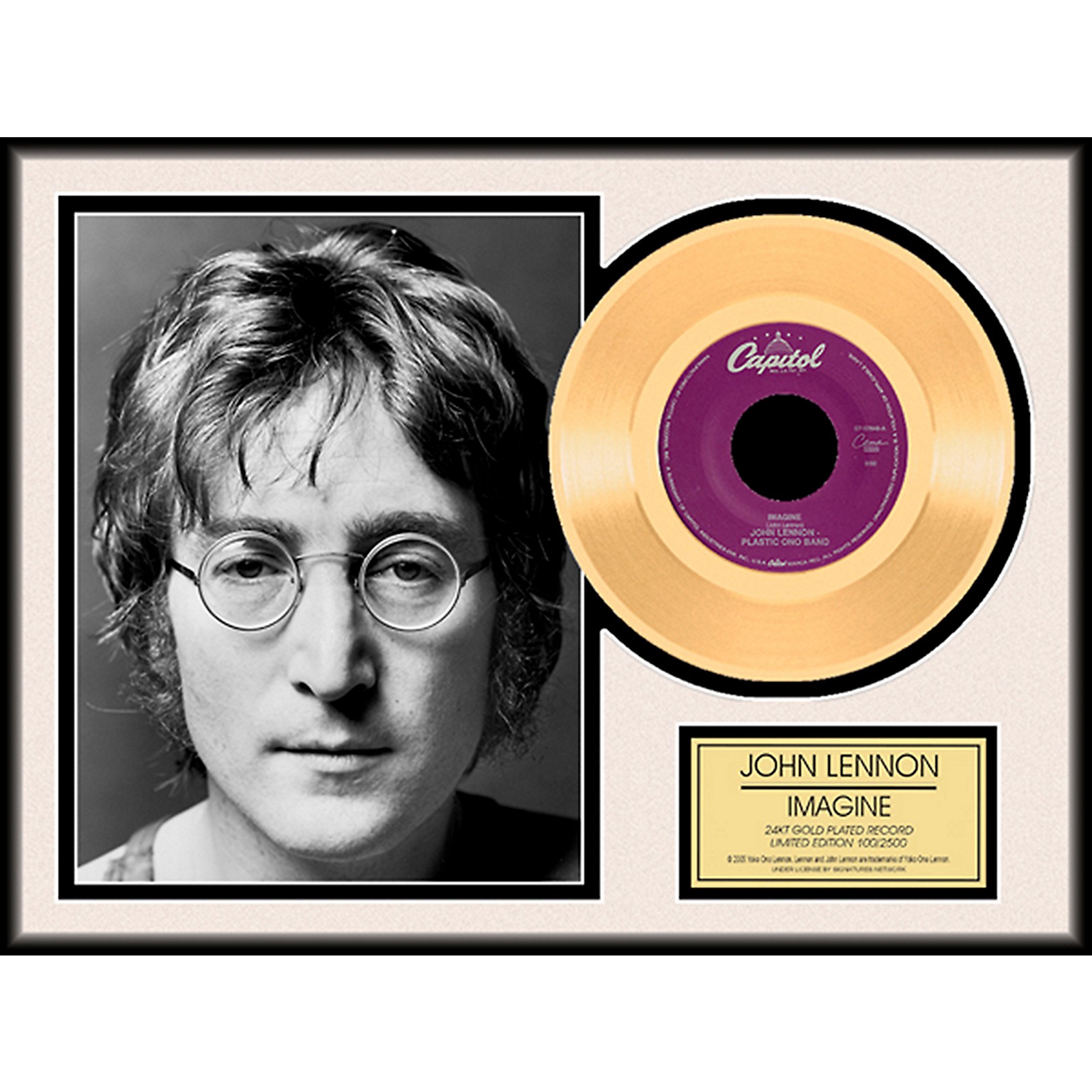 Gold imagine. Джон Леннон Леннон имейджн. Imagine альбом Джона Леннона. Джон Леннон в 70-х. 24kt Gold Plated record Limited Edition John Lennon.
