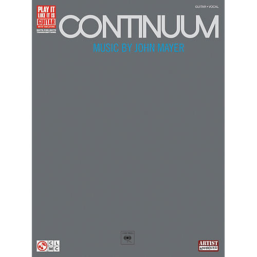 Hal Leonard John Mayer Continuum Guitar Tab Songbook