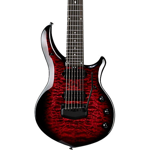 Ernie Ball Music Man John Petrucci BFR Majesty 7 Quilt Top 7-String Electric Guitar Red Nebula