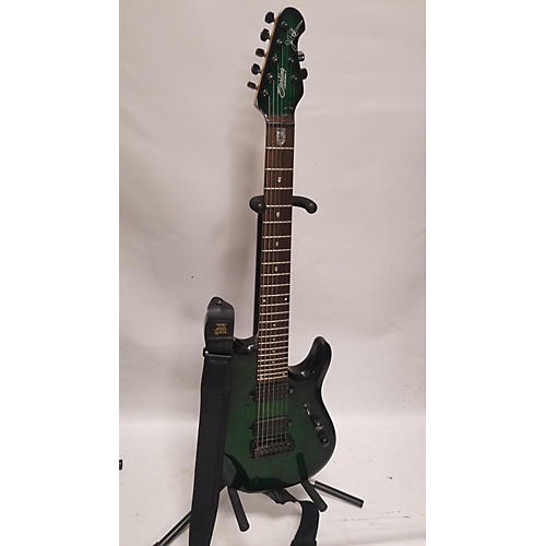 Sterling by Music Man John Petrucci JP157 7 String Solid Body Electric Guitar Emerald Green