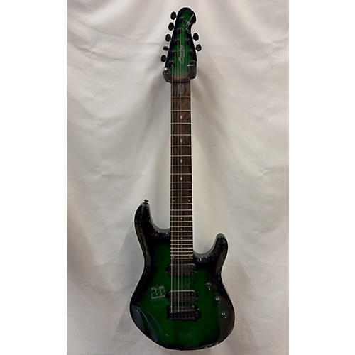 Sterling by Music Man John Petrucci JP157 7 String Solid Body Electric Guitar Emerald Green