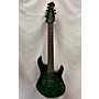 Used Sterling by Music Man John Petrucci JP157 7 String Solid Body Electric Guitar Emerald Green