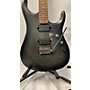 Used Sterling by Music Man John Petrucci Signature Jp150fm Solid Body Electric Guitar trans black stain