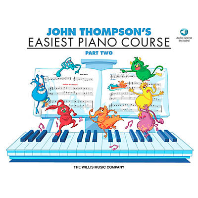 Willis Music John Thompson's Easiest Piano Course Part 2 Book/CD