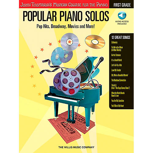 John Thompson's Modern Course for The Piano - Popular Piano Solos First Grade Book/CD