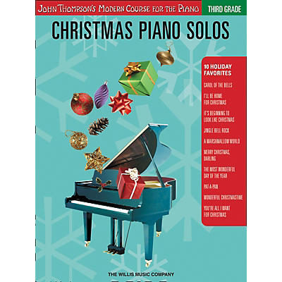 Willis Music John Thompson's Modern Course for the Piano - Christmas Piano Solos Third Grade