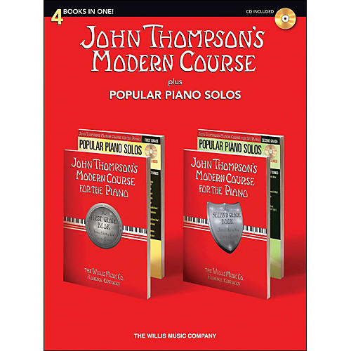 John Thompson's Modern Course plus Popular Piano Solos Book/CD