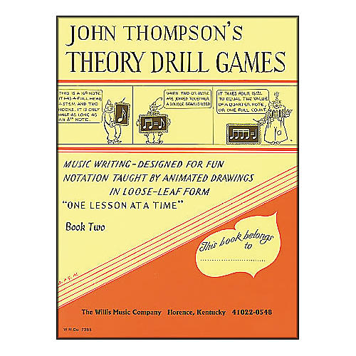 Willis Music John Thompson's Theory Drill Games Book 2