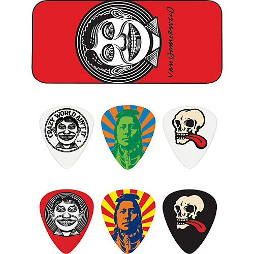 John VanHanersvelt Johnny Face Pick Tin with 6 Picks