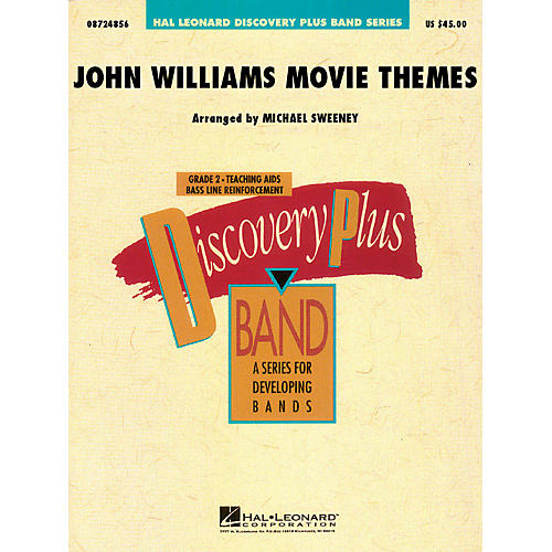 Hal Leonard John Williams: Movie Themes for Band - Discovery Plus Band Series Level 2 arranged by Michael Sweeney