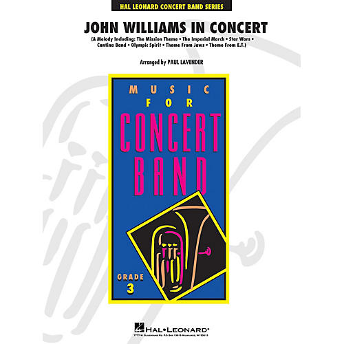 Hal Leonard John Williams in Concert - Young Concert Band Series Level 3 arranged by Paul Lavender