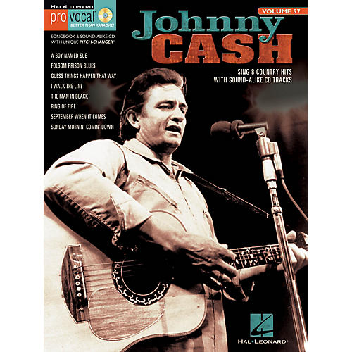 Johnny Cash (Pro Vocal Men's Edition Volume 57) Pro Vocal Series Softcover with CD