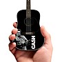 Axe Heaven Johnny Cash Signature Black Mini Acoustic Guitar Tribute Model - Middle Finger