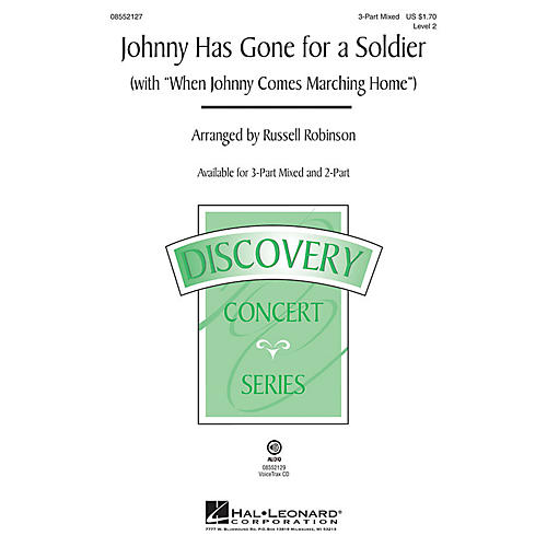 Hal Leonard Johnny Has Gone for a Soldier VoiceTrax CD Arranged by Russell Robinson