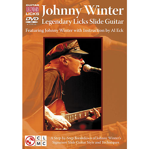 Cherry Lane Johnny Winter Legendary Licks Slide Guitar DVD