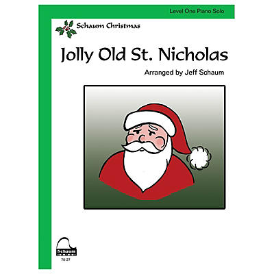 SCHAUM Jolly Old St. Nicholas Educational Piano Series Softcover