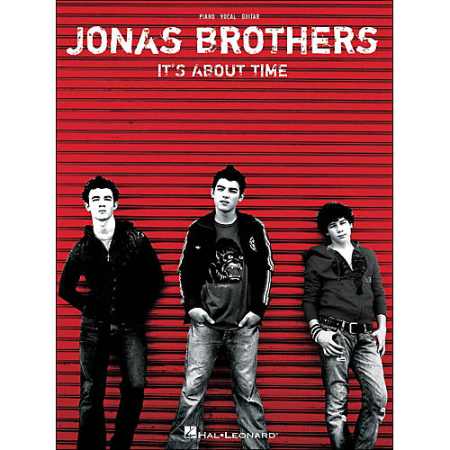 Jonas Brothers It's About Time arranged for piano, vocal, and guitar (P/V/G)