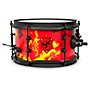 SJC Drums Josh Dun Inferno Side Snare 10 x 6 in. Inferno Custom Wrap