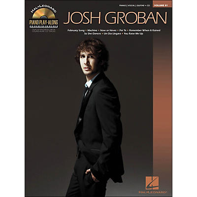 Hal Leonard Josh Groban - Piano Play-Along Volume 81 (CD/Pkg) arranged for piano, vocal, and guitar (P/V/G)