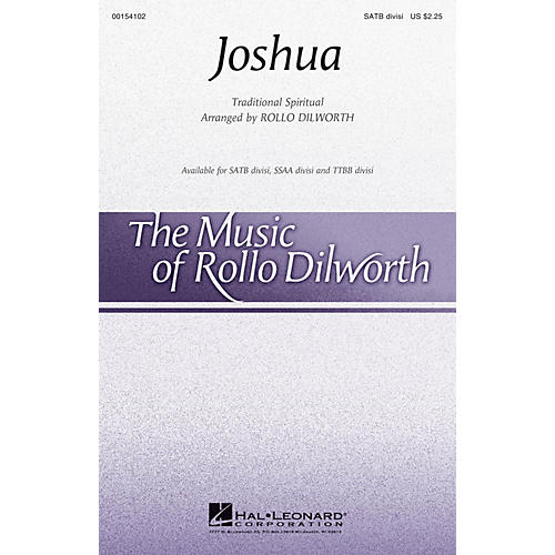 Hal Leonard Joshua SATB Divisi arranged by Rollo Dilworth