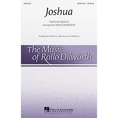 Hal Leonard Joshua TTBB DIVISI Arranged by Rollo Dilworth