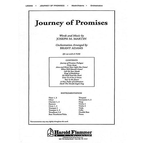 Shawnee Press Journey of Promises (Orchestration/Conductor's Score) Score & Parts composed by Joseph M. Martin