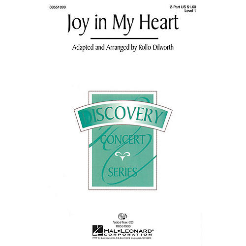 Hal Leonard Joy in My Heart VoiceTrax CD Arranged by Rollo Dilworth