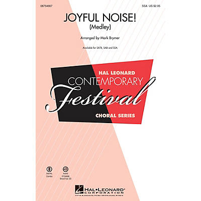 Hal Leonard Joyful Noise (Medley) SSA arranged by Mark Brymer