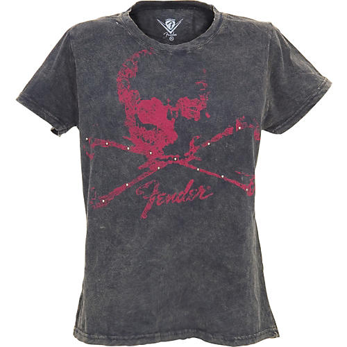 Jr. Guitar Face Skull Women's T-Shirt