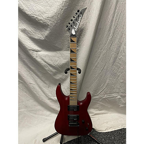 Jackson Js24 Dinky Solid Body Electric Guitar Trans Red