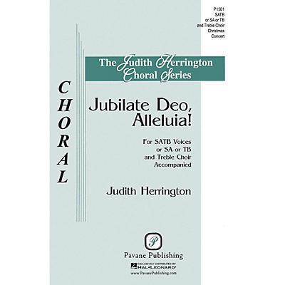 PAVANE Jubilate Deo, Alleluia! SATB + TREBLE CHOIR composed by Judith Herrington