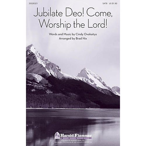 Shawnee Press Jubilate Deo! Come Worship the Lord! SATB arranged by Brad Nix