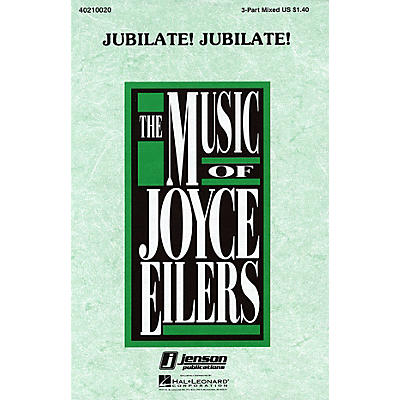 Hal Leonard Jubilate! Jubilate! 3-Part Mixed a cappella arranged by Joyce Eilers